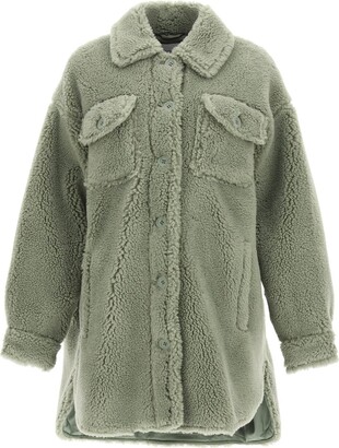 tall faux fur jacket