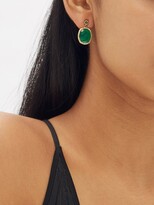 Thumbnail for your product : Jade Jagger Maiden Emerald & 18kt Gold Earrings