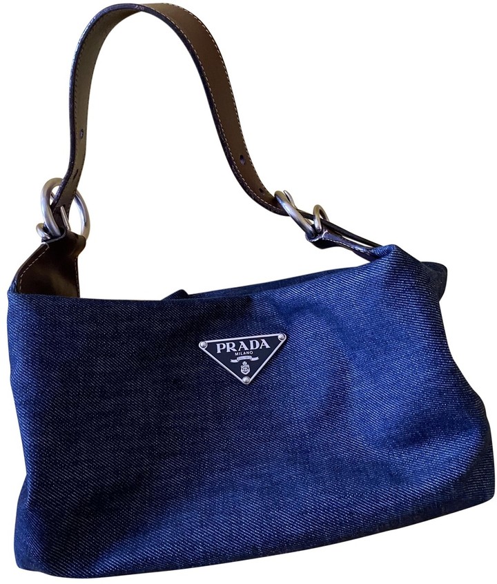 prada denim handbags