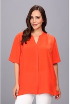 Thumbnail for your product : NYDJ Plus Size Plus Size S/S Woven Blouse