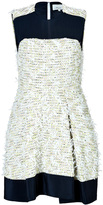 Thumbnail for your product : 3.1 Phillip Lim Eyelash Tweed Short Sleeve Color Block Dress