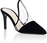 Thumbnail for your product : Alevi Milano Women's Ylenia Velvet & PVC Mules - Black