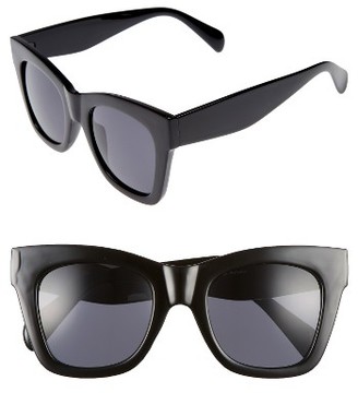 BP Women's 47Mm Cat Eye Sunglasses - Black