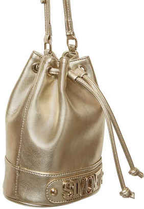 Simonetta Faux Leather Bucket Bag