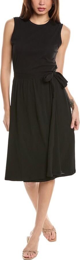 ATM Anthony Thomas Melillo High Torsion Wrap Skirt Midi Dress