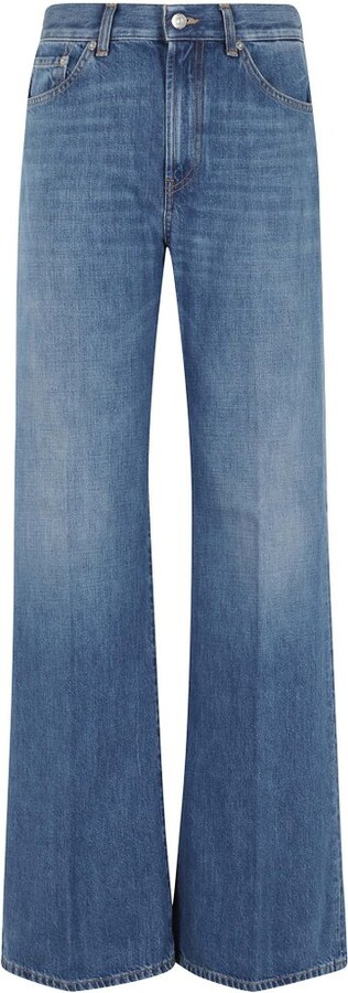 Dondup High-Rise Wide-Leg Jeans
