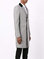 Thumbnail for your product : Alexander McQueen herringbone single breasted coat