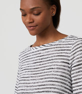 Thumbnail for your product : LOFT Textured Stripe Top