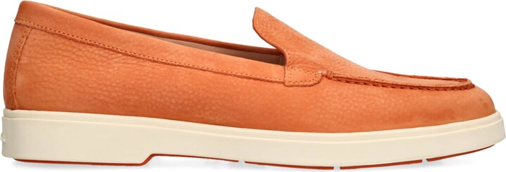Santoni Suede Loafers