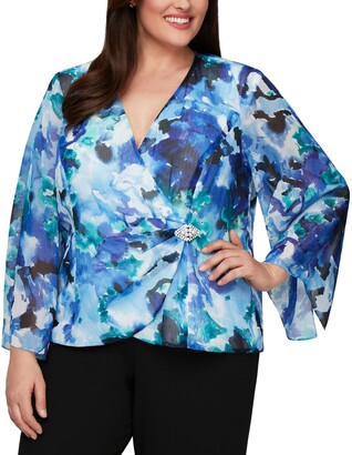 alex evening plus size blouses