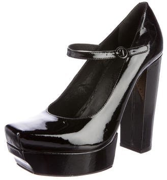 Alice + Olivia Patent Leather Mary Jane Pumps