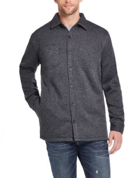 Weatherproof Vintage Men's Fleece Lined Shirt Jacket