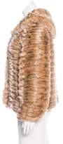Thumbnail for your product : Neiman Marcus Tiered Fur Jacket