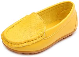 LONSOEN Kid Boys' Girls' Classic Casual Loafers Slip-On Dress Shoes(Toddler/Little Kid/Big Kid)