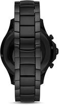 Thumbnail for your product : Emporio Armani Connected Black Link Bracelet Smartwatch, 46mm