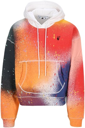 off white paint splatter hoodie