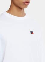 Thumbnail for your product : Russell Athletic Embroidered Logo Longsleeved T-Shirt in White