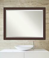 Thumbnail for your product : Amanti Art Harvard Framed Bathroom Vanity Wall Mirror, 44.5" x 34.50"
