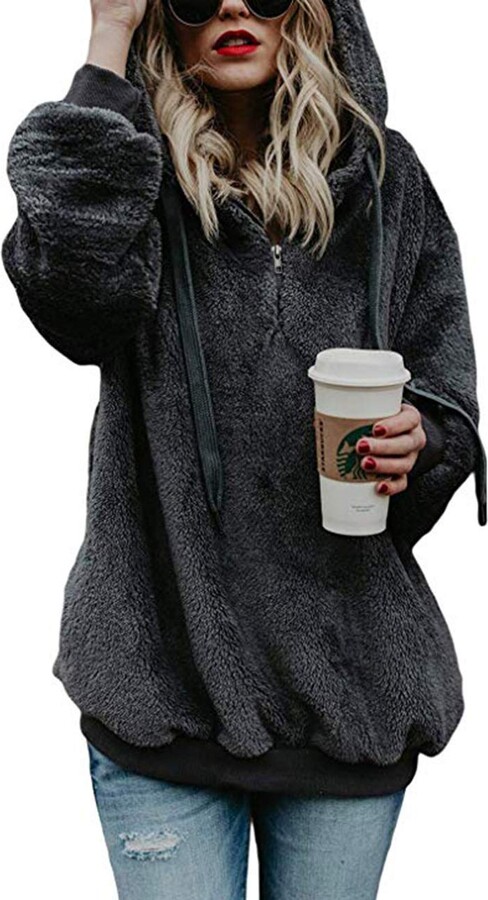 sherpa fuzzy pullover