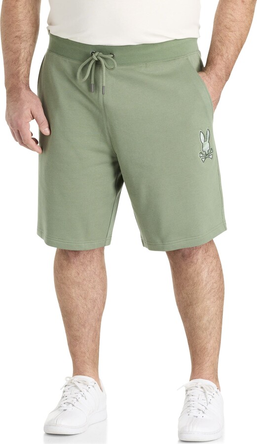 Psycho Bunny Big & Tall Baxter Embroidered French Terry Shorts