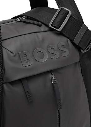 BOSS Stormy Holdall Reisetasche - Schwarz 51x34x22cm Mit Schulterriemen