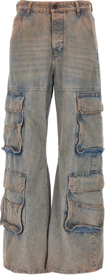 ディーゼルStraight Jeans 1996 D-Sire0kiai Women's Relaxed Wide Jeans | Light blue | Diesel 1996 D-Sire