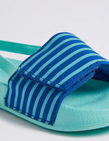 Thumbnail for your product : Marks and Spencer Kids' Striped Slide Sandals (5 Small - 12 Small)