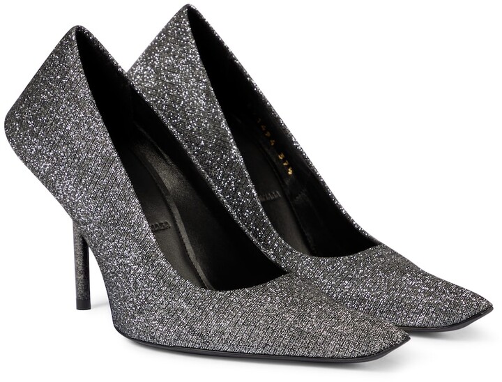 dark gray pumps