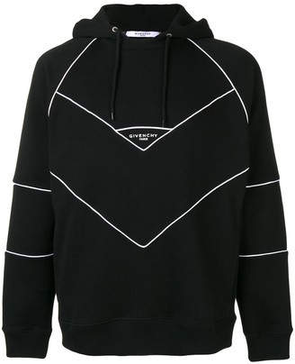 Givenchy Contrast Trim Logo Hoodie