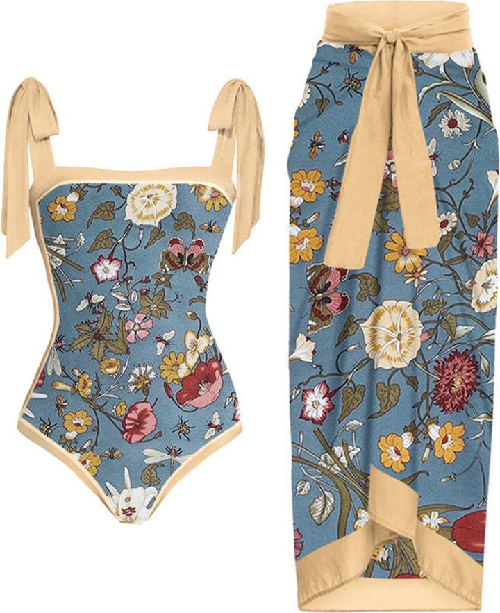 KOUZHAOA Sexy Swim Coverup Petite One Piece Swimsuit Bra Sized Swimwear