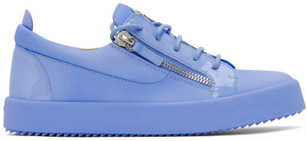 Giuseppe Zanotti Blue Patent Leather Men's Shoes | Shop the world's largest  collection of fashion | ShopStyle