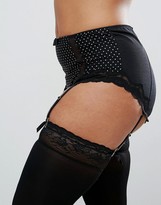 Thumbnail for your product : City Chic Alessandra Suspender Brief