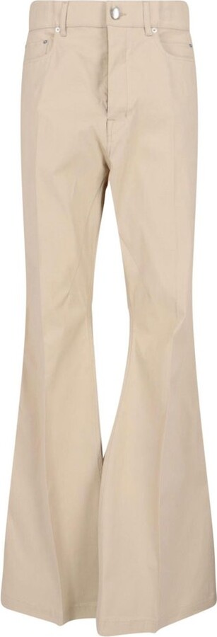 Rick Owens Bolan Seam Detail Flared Jeans