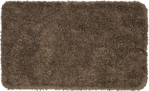 Garland Rug 30"x50"SerendipitySolidShaggyWashableNylonBathRugChocolate-Garland:Non-Slip,Tufted,Heavyweight
