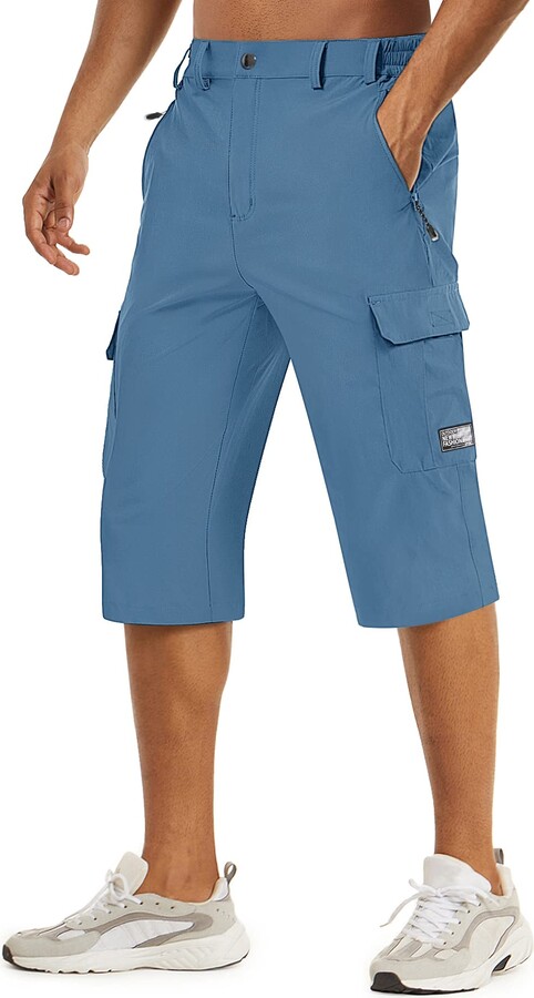 VtuAOL Mens Outdoor Lightweight Hiking Shorts Quick Dry Shorts Sports Casual Shorts 