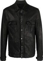 Thumbnail for your product : Salvatore Santoro Leather Shirt Jacket