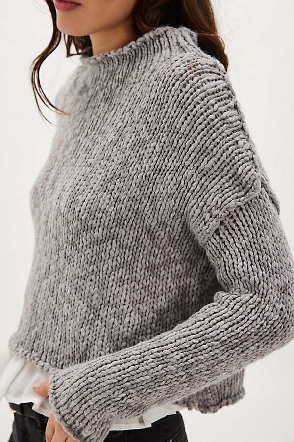 Free People Opal Rollneck Knit Sweater