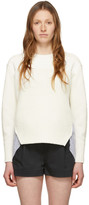 Thumbnail for your product : 3.1 Phillip Lim White Patchwork Woven Combo Sweater