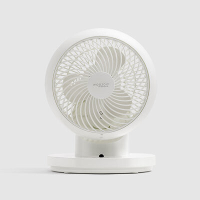 Woozoo 360° Oscillating Fan With Remote & Timer, 3 Speed Settings, White