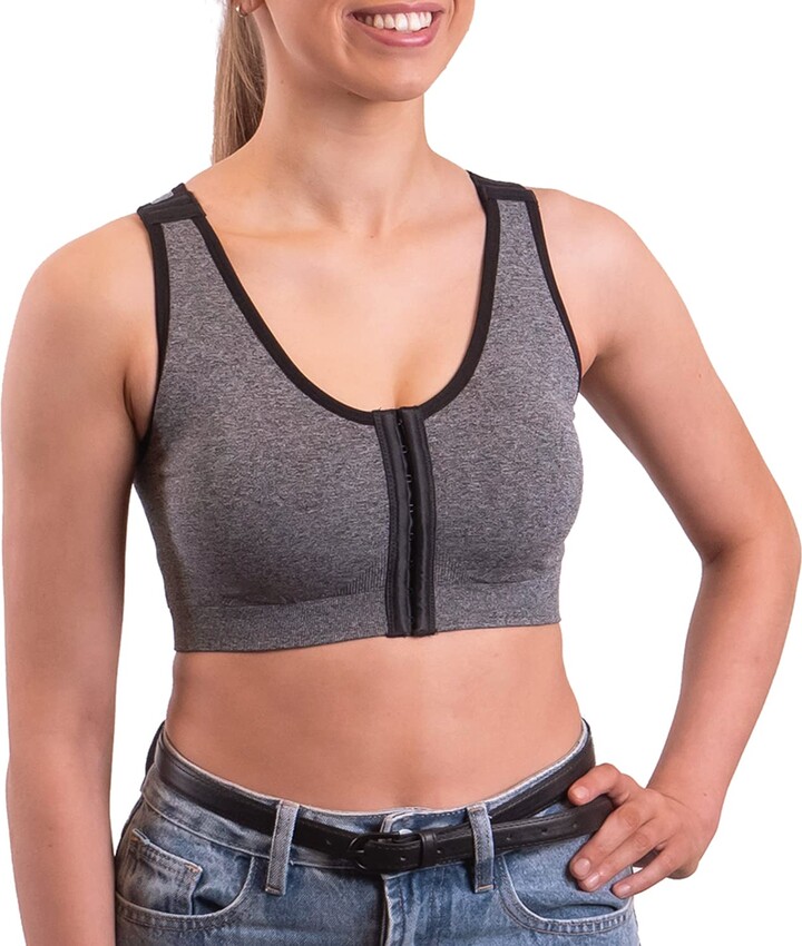 HOOUDO Sports Bras for Women Plus Size Non Wired Libiyi Bra Ladies Wireless Posture  Correction Bralettes T-Shirts Push Up X-Back Support Dotmalls Bras Tank  Tops Seamless Soft Padded Crop Top - ShopStyle
