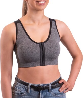Anodyne Posture Corrector Bra, Soft Comfort Bra with Removable Pads  Inserts, Front Fastening Bras for Women