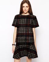 Thumbnail for your product : Vanessa Bruno Skirt with Flared Hem in Check
