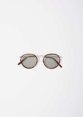 Oliver Peoples MP-3 30th Sunglasses Raintree/Brushed Silver & Ash Blue Wash