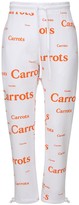 Thumbnail for your product : CARROTS Logo Printed Cotton Sweatpants
