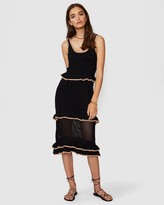 Thumbnail for your product : SUBOO Mimi Knit Ruffle Dress