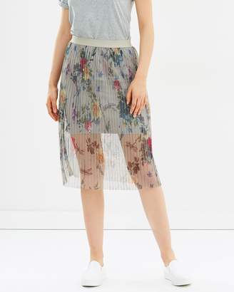 Only Printed Midi Skirt