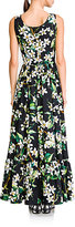 Thumbnail for your product : Dolce & Gabbana Zagara Floral Poplin Long Dress