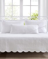 Thumbnail for your product : Laura Ashley Solid Trellis Cotton 4 Piece Daybed Set