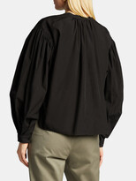 Thumbnail for your product : Bassike Cotton Boxy Gathered Shirt