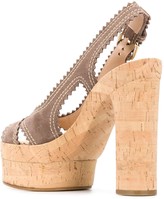 Thumbnail for your product : Casadei Renna 145mm open toe sandals
